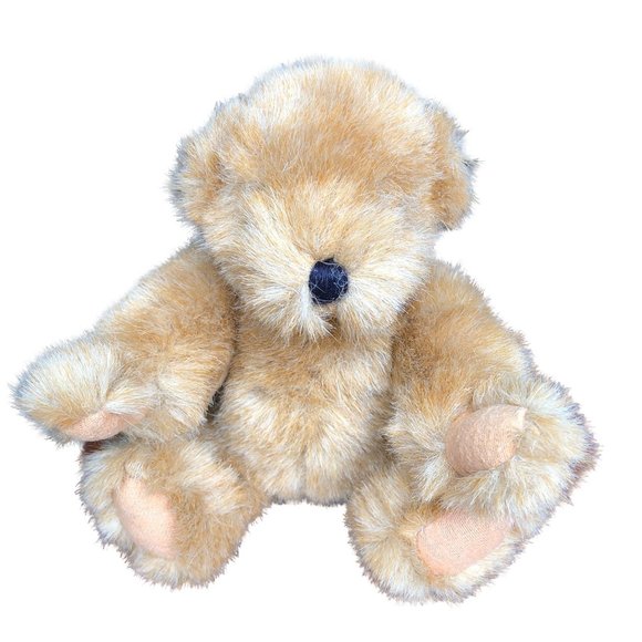 Unbranded Tan Teddy Bear Jointed Pot Belly No Tush Tag 7" Sitting - Picture 1 of 7